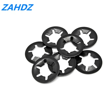 

100Pcs M4 Tooth Starlock Push On Locking Washers Speed Clips Quick Speed Locking Washers