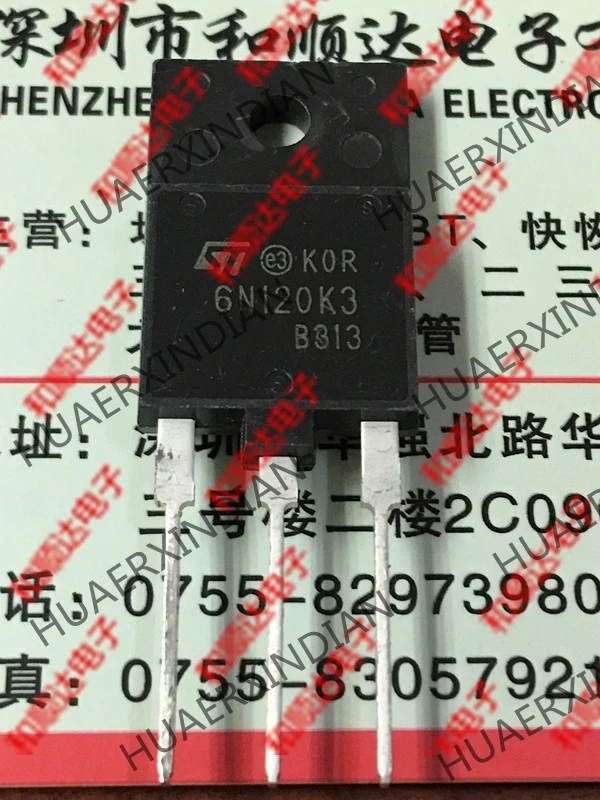 20 шт./лот 6N120K3 STFW6N120K3 TO-3PF 1200V 6A