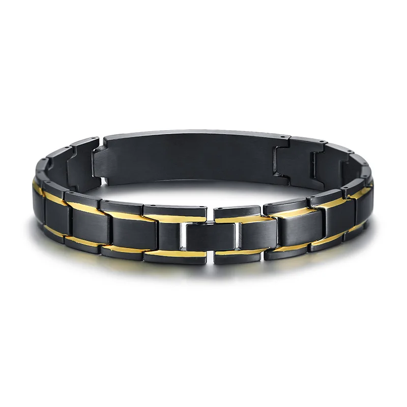 

Christian Lord's Prayer Men Bracelet Russian Hebrew English Language Religion Jewelry
