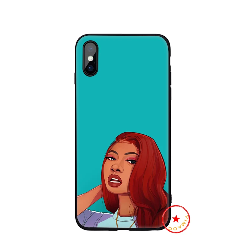 16 Мягкий силиконовый чехол для телефона Megan thee stallion Rapper для iPhone 11 Pro Xs Max X или 10 8 7 6 6S Plus 5 5S SE Xr 6 Plus 7Plus 8 - Цвет: 16