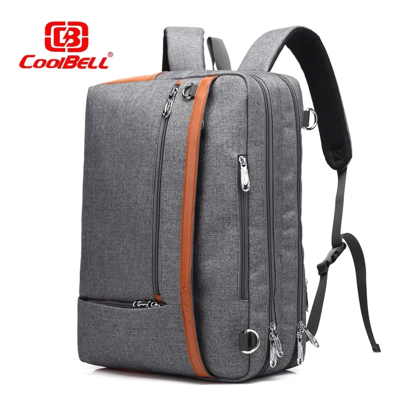 Рюкзак трансформер CoolBELL сумка мессенджер через плечо рюкзак для ноутбука 17 3
