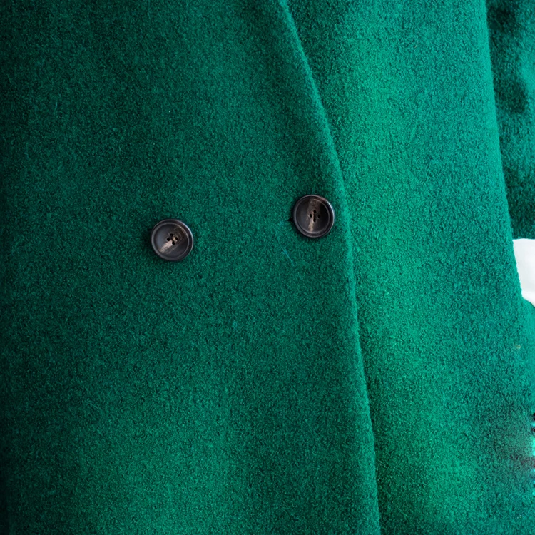 Зимняя новая свободная Толстая длинная куртка большого размера Женская винтажная плюс размер толстое шерстяное пальто кардиган женский большой качели куртки