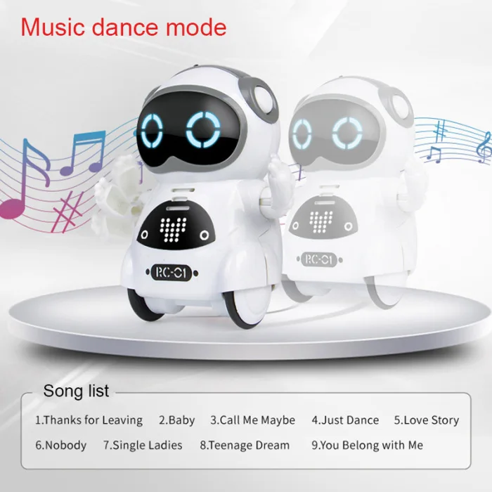 Hot Sale Multifunctional Electric Voice Smart Mini Pocket Robot Early Educational Interaction Tale Robot
