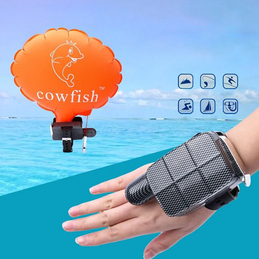 

Wristband Airbags Thickened Inflatable Swimming Ring Float Anti-snoring Storage Waterproof Lifebuoy Buoy Prevent Drowning JU22