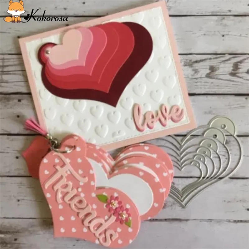 Kokorosa Cutting Dies Metal Dies Frame Border Background Die Scrapbooking Album