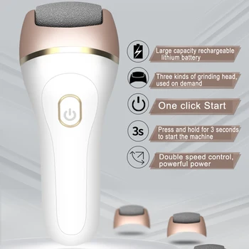 

Electric foot grinding and pedicure removing dead skin and calluses grinding stone USB rechargeable nail sharpening tool