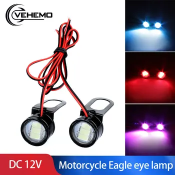 

Vehemo Motorcycles DC 12V Flashing Light Daytime Running Light Modified Eagle Eye Lamp DRL Motorcycle General