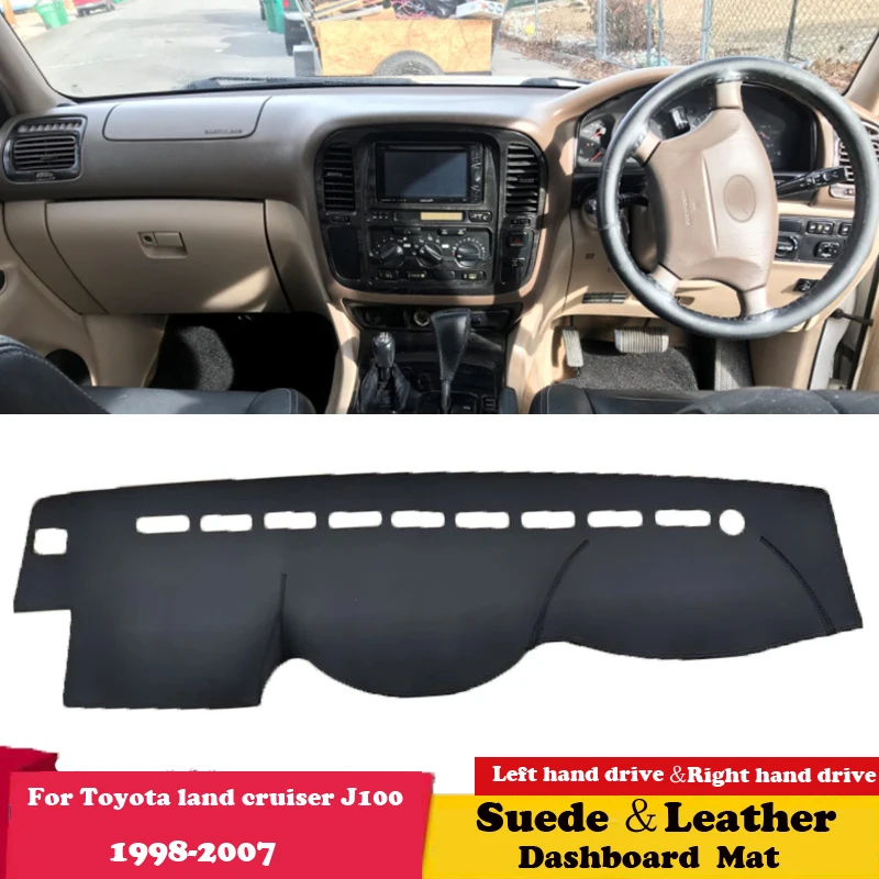 

Кожаный коврик для приборной панели Toyota land cruiser J100, LX LX470 J100 1998-2007
