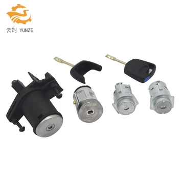 

COMPLETE LOCK SET IGNITION SWITCH LEFT RIGHT DOOR LOCK TRUNK LOCK FOR FORD FIGO