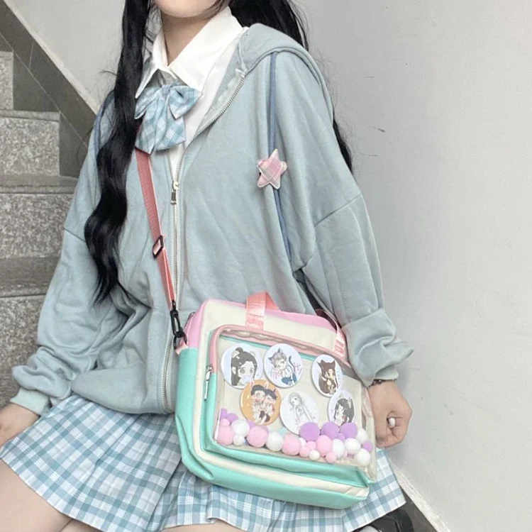 JK uniform shoulder bag Sexy Shoulder bag Cute handbags for women Teen Girls Shopper bag Handbag Japanese Ita Bag Women's bag