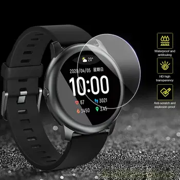 

Tempered Glass Film Screen Protector High-strength anti-scratch Explosion-proof Full Coverage for Haylou Solar Smart Watch