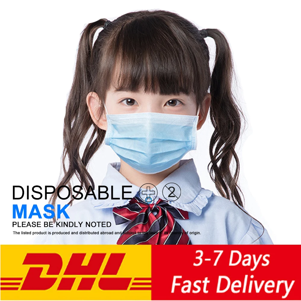 

20/50/100 Disposable Protective Mask 3 Layers Dustproof Facial Protective Cover Masks Face Mounth Prevent saliva droplets Masks
