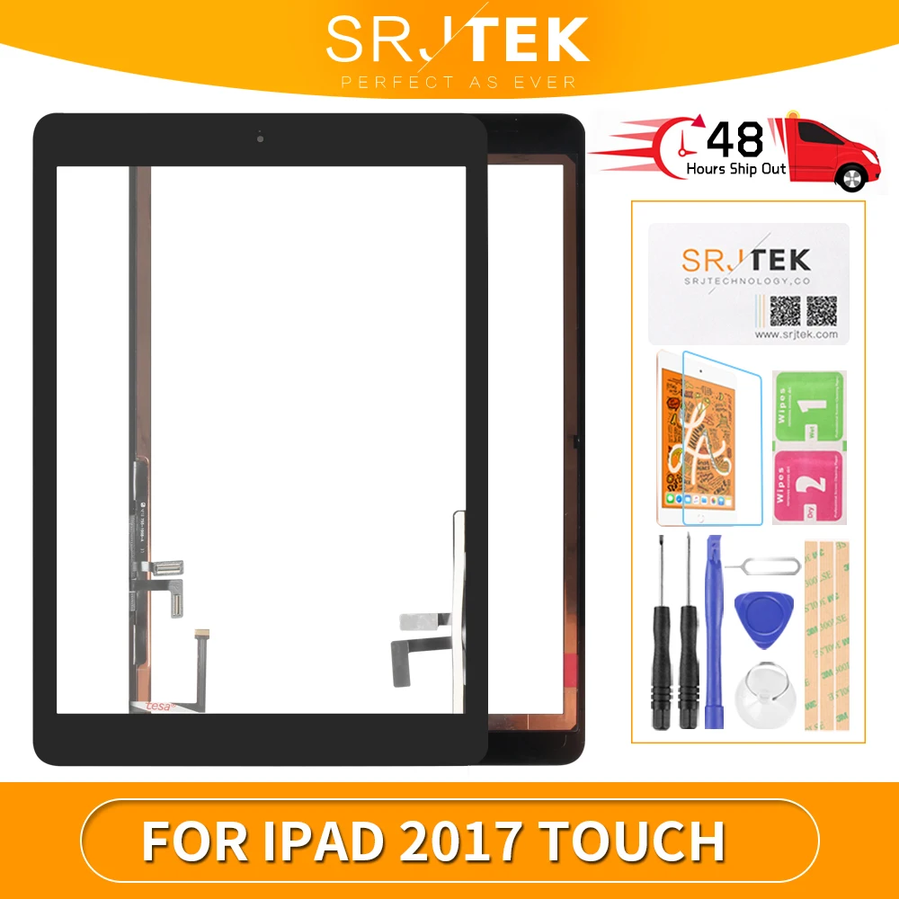 Сенсорный экран для iPad 2017 дигитайзер сенсорного экрана 5 9 7 A1822 A1823 стеклянная