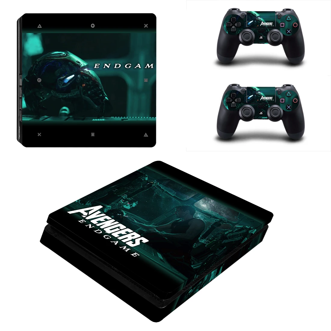 

Avengers 4: Endgame Style Skin Sticker for PS4 Slim Console & Controllers Decal Vinyl Skins Cover Game Accessories YSP4S-3513