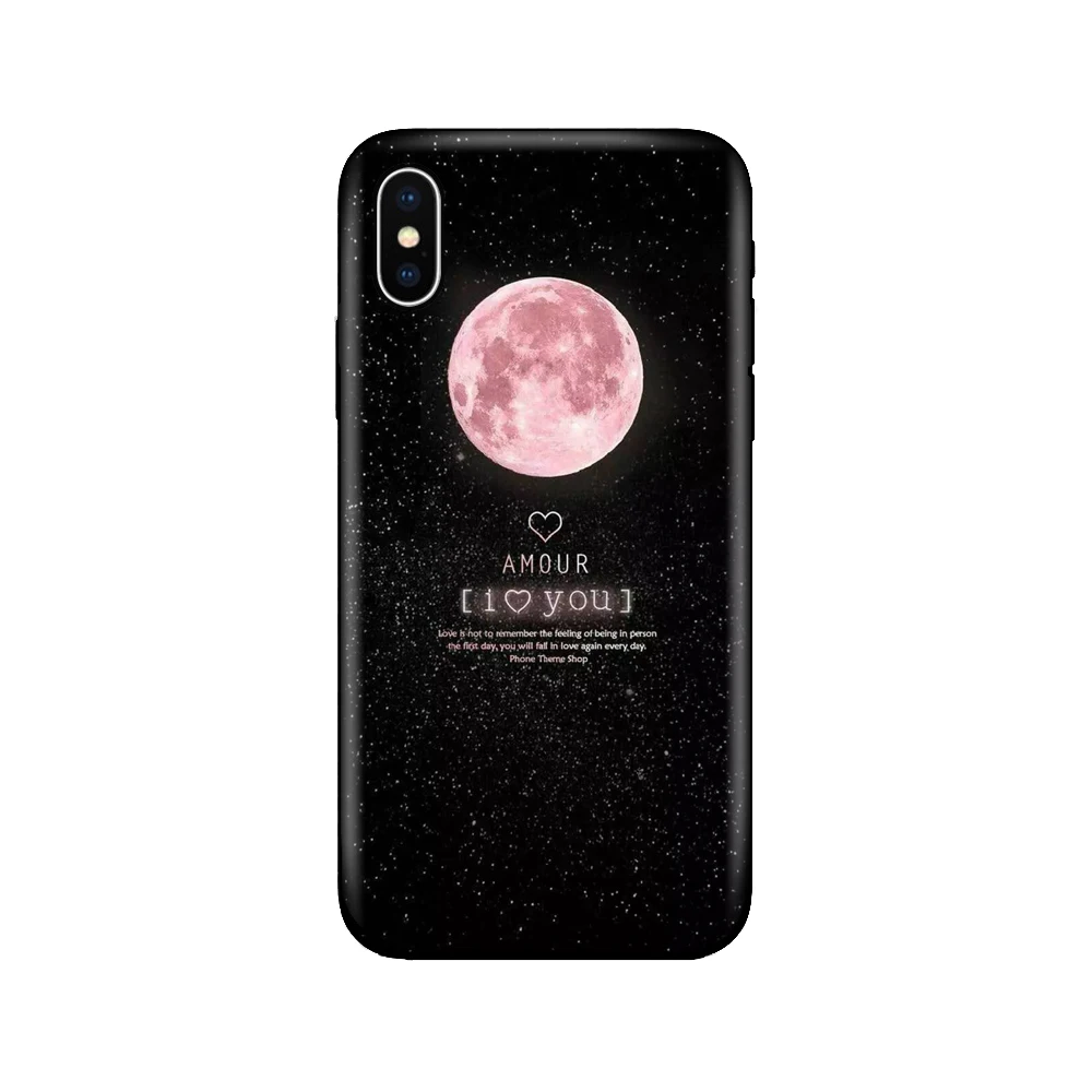Черный чехол ТПУ для iphone 5 5s se 6 6s 7 8 plus x 10 силиконовый чехол для iphone XR XS 11 pro MAX чехол черный белый простой дизайн - Цвет: 40057