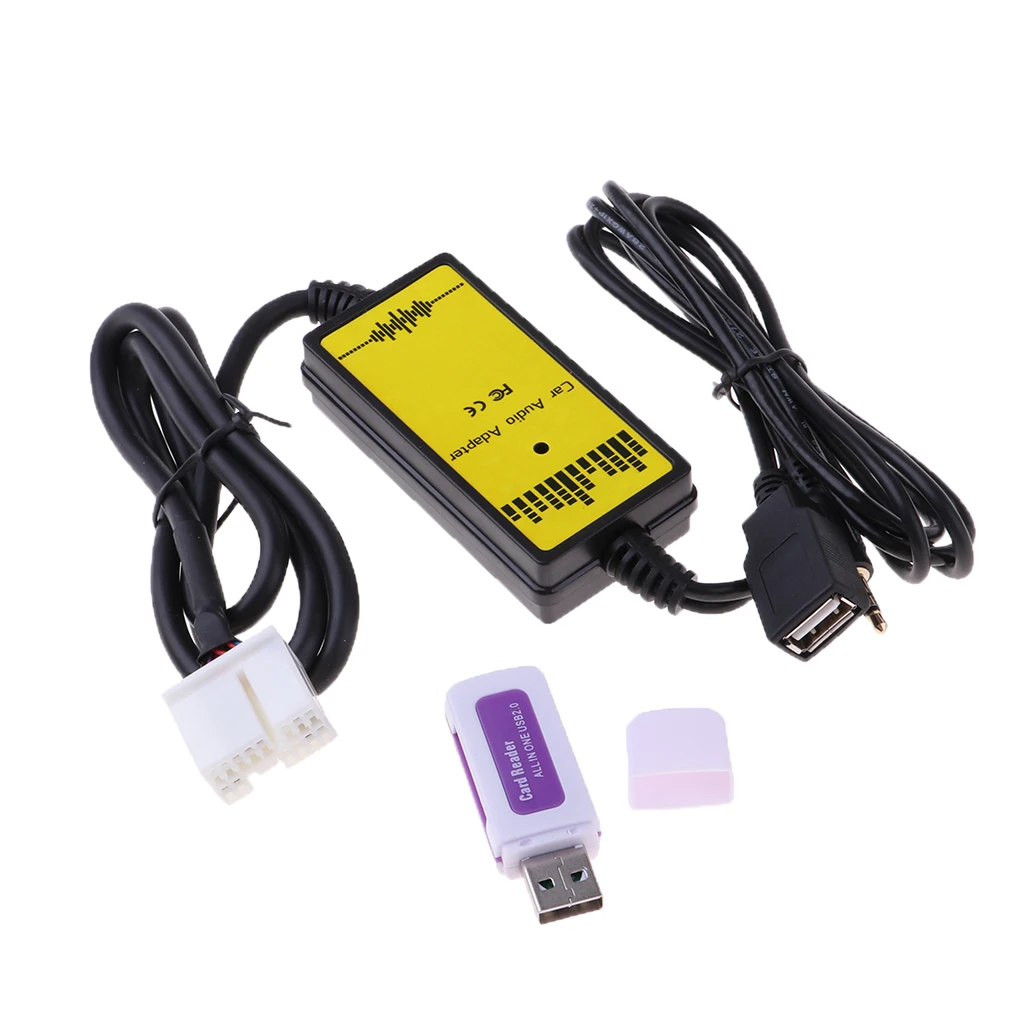 USB AUX In адаптер автомобильный цифровой cd-чейнджер 3,5 мм Aux интерфейс для