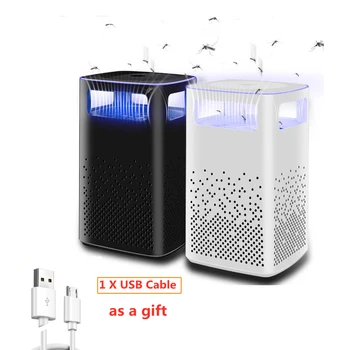 

New Home Efficient Mosquito Killer Lamp Electric Anti Mosquito Bug Fly Insect Killer Zapper USB Photocatalysis UV Night Light