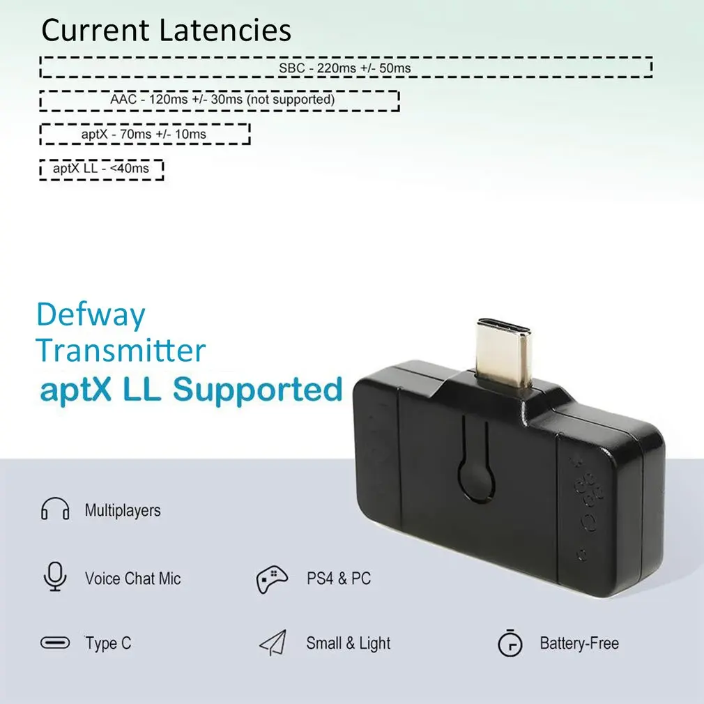 USB беспроводной Bluetooth наушники гарнитура приемник адаптер аудио передатчик USB приемник AptX для пульта ДУ PS4 ПК