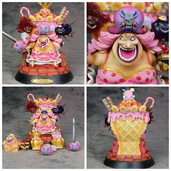 

24cm Anime Action Figure Toys One Piece GK Charlotte Linlin Big Mom Action Figure Big Mom One Piece Model Toy Action Figure Doll