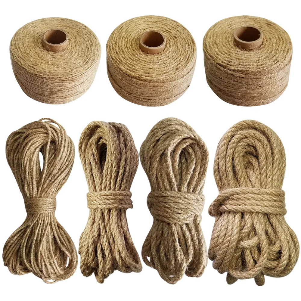 kosten Leegte zelf 100% Natuurlijke Jute Touw 1Mm 10Mm Touw Macrame Cords Voor Decoratie  Handgemaakte Diy|Koorden| - AliExpress