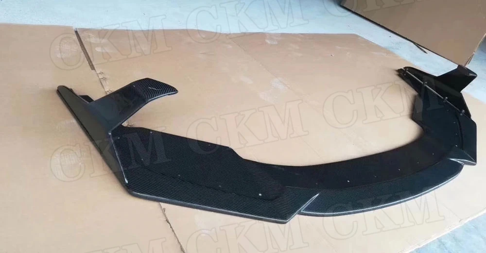 Передняя губа подбородка Лопата спойлер сплиттеры закрылки чехол для Lamborghini Huracan LP610-4- углеродное волокно Бампер протектор