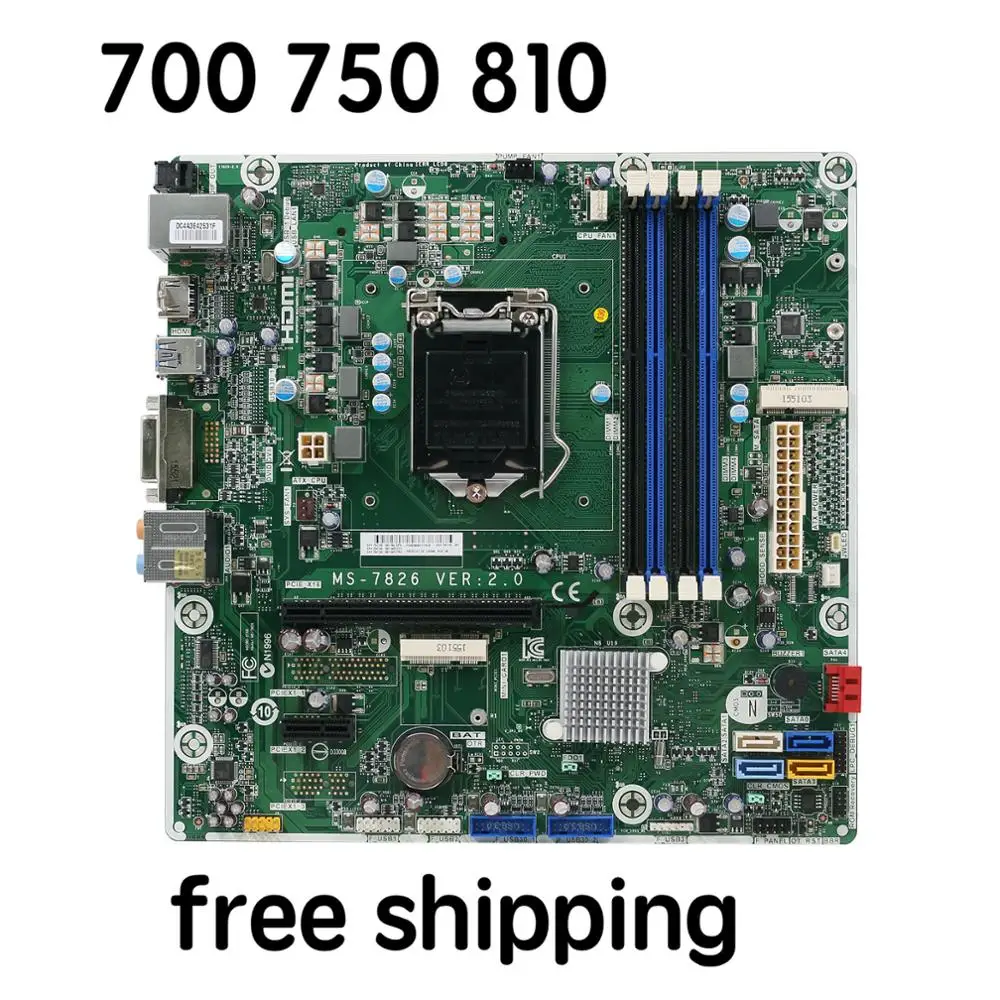 784740-001 для HP 700 750 810 материнская плата MS-7826 VER: 2 0 84740-501 Материнская 100%