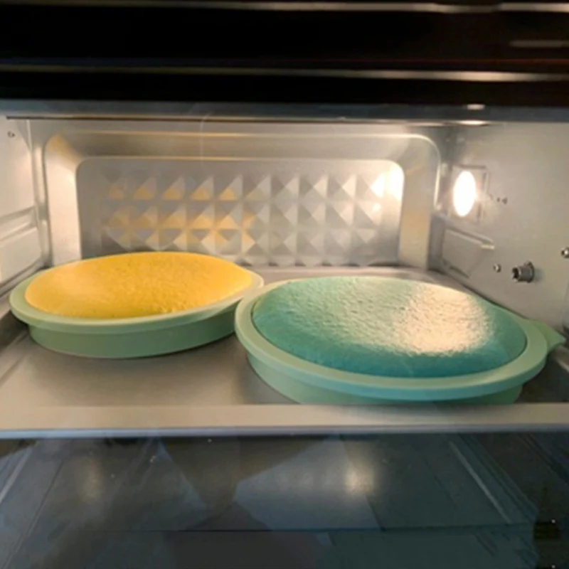 4Pcs Household Silicone Round Cake Mold Kitchen Round DIY Handmade Cake Baking Mold Silicone Mold For Bakery Home Kitchen Tools