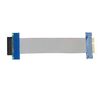 

Male To Female PCI-E 4X Riser Card Extender Flexible Extension Cable Cord Line Adapter Converter Ribbon Wire