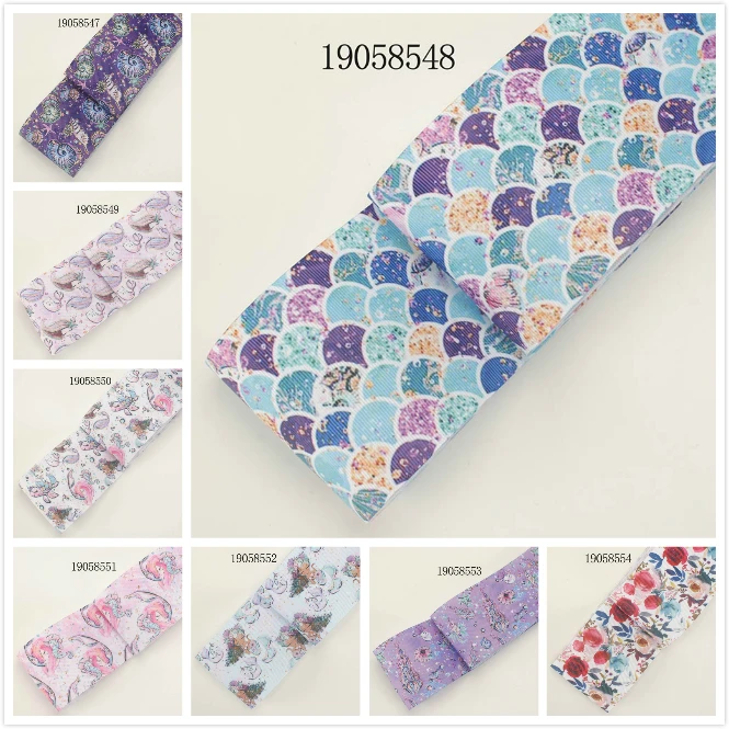Winsome 50 Yards 16mm-75mm Different Cartoon Colorful Printed Grosgrain FOE Ribbon | Дом и сад
