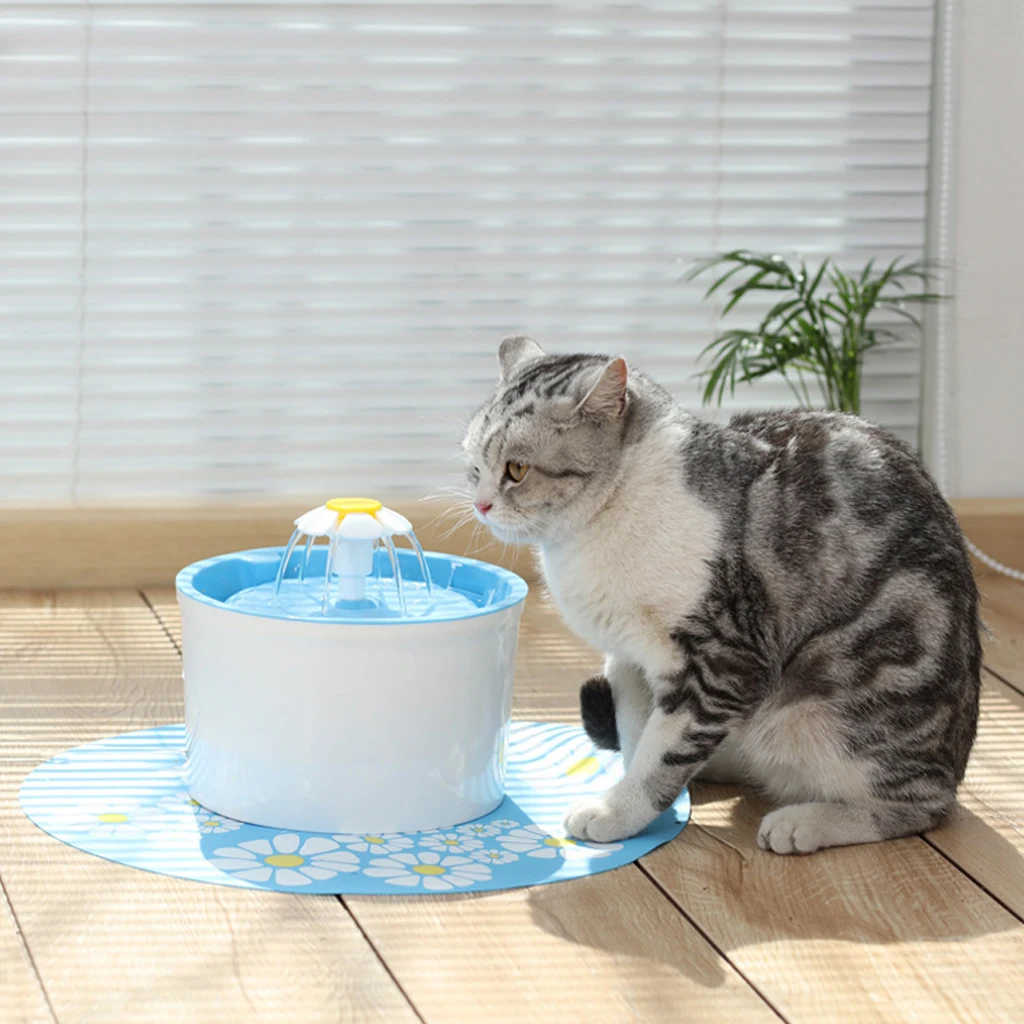 Фонтан для кошек и собак 1,6л автоматический фонтан для домашних животных диспенсер для воды для собак и кошек забота о здоровье фонтан кормушка для воды