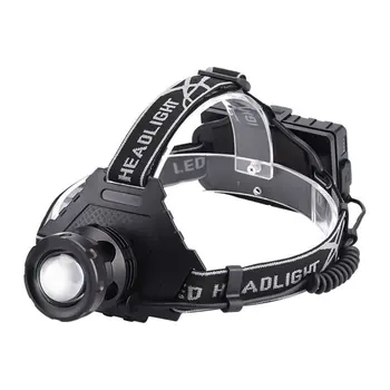 

P50 Headlight Retractable Dimming Red Warning Headlight Aluminum Alloy Camping Patrol Teaching Hunting