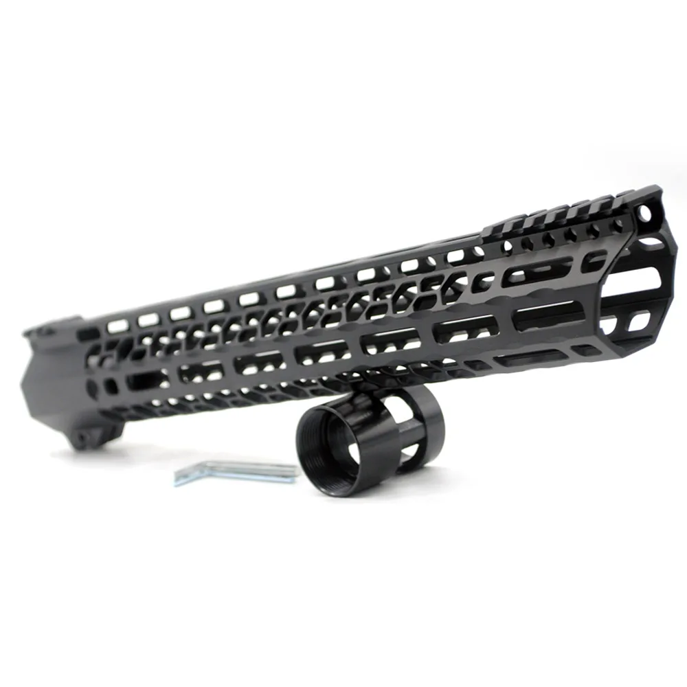 Aplus уникальный Сверхлегкий M-lok Зажимная направляющая для ствольной накладки поплавок крепление Системы 7/9/10/11/12/13,5/15/17''inch_ черный анодированный алюминий