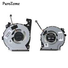 1 пара ноутбук ПК ноутбук процессор вентилятор охлаждения GPU кулер для hp Pac Gaming 4 Green Blade павильон 15-CX 15-cx0060TX TPN-C133