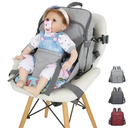 Folding Travel Bag Large Capacity Waterproof Fashion Mummy Maternity Baby Diaper Nappy Baby Stroller Bag Seat Diaper Change Kit