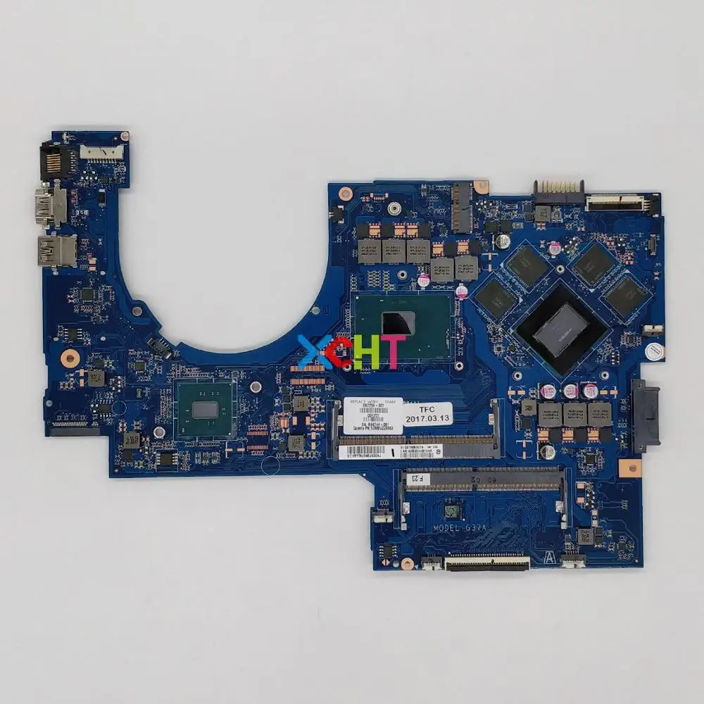862259-601 862259-001 w 965M/4GB i7-6700HQ DAG37AMB8D0 для ноутбука HP OMEN 17-W018CA 17T-W000 протестированная