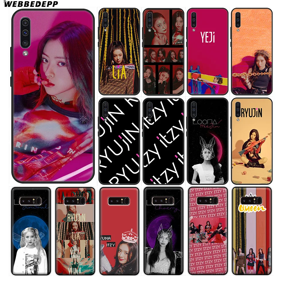 ITZY K Pop Bands Soft Case for Samsung Galaxy A70s A50s A40s A30s A20s A20E A10s Note 8 9 10 Plus |