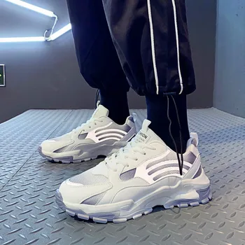 

Autumn brand new men's breathable mesh sports fashion casual old shoes men's breathable trendy shoes Zapatillas Hombre