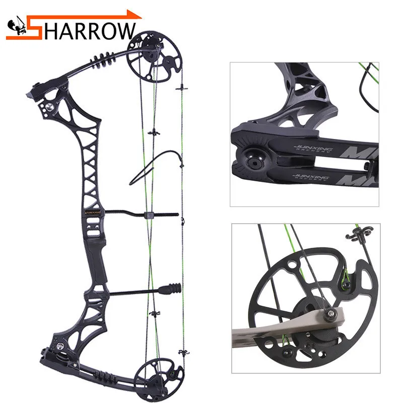 

1set M129 Pulley Compound Bow 30-70lbs Adjustable Archery Arrow Catapult Shooting Right Hand Bow For Hunting Accessories