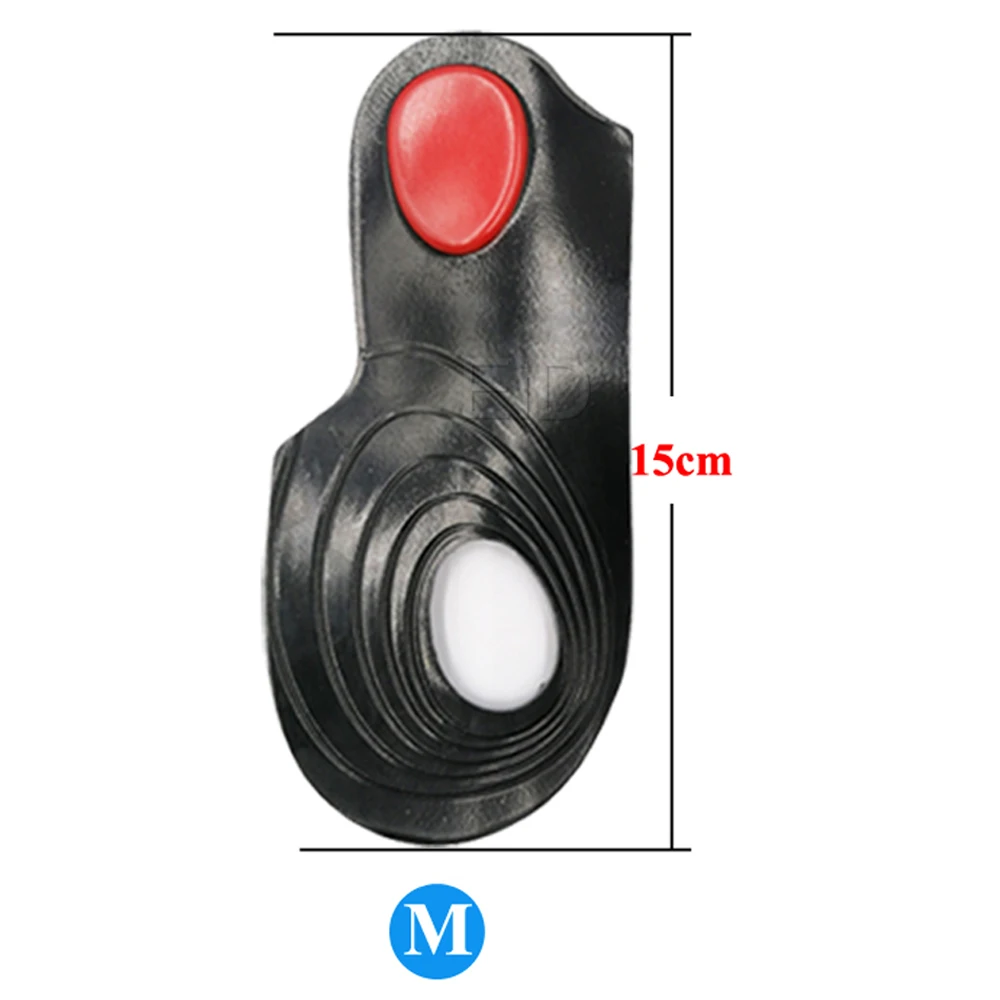M Length 15cm EiD распродажи силикона геля XO ноги ортопедические стельки для плоской Арка стопы поддерживающие ортопедические силиконовые стельки для мужчин и женщин - Цвет: M Length 15cm