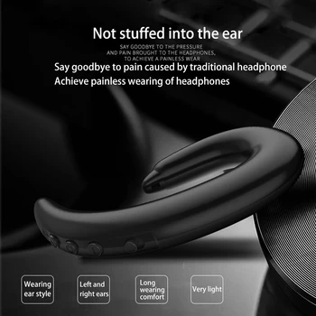 

Bone Conduction Earphone Sport Bluetooth Headset Hands free Car Driver Earhook wireless Bluetooth earphones With Mic for Jogging