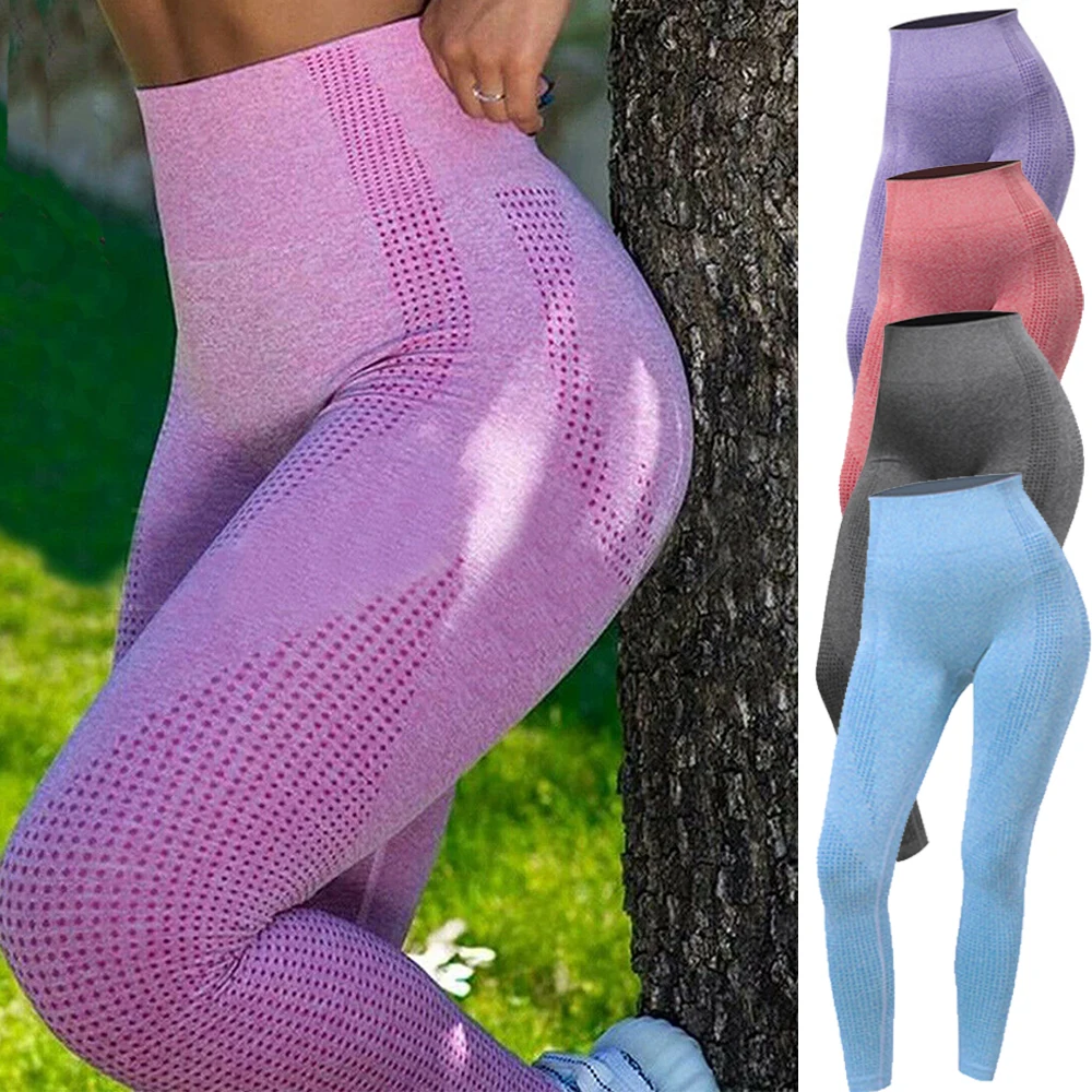 Seamless High Waist Leggings Push Up Leggins Sport Women Fitness