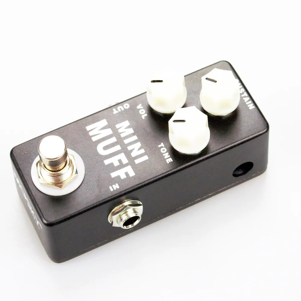 MOSKY MINI MUFF01 Fuzz гитарный эффект педали гармонических искажений/Sustainer педаль True Bypass полностью металлический корпус аксессуары для гитары