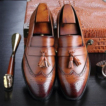 

Autumn and winter new men's leather casual shoes