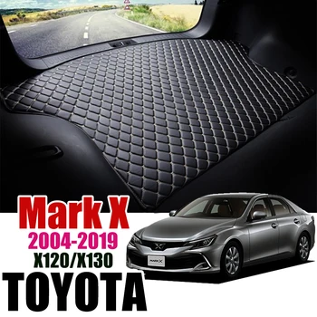 

Leather Car Trunk Mat For Toyota Mark X 2004-2019 Trunk Boot Mat X120 X130 Cargo Tray Slip Rear MarkX Cover Liner Pad
