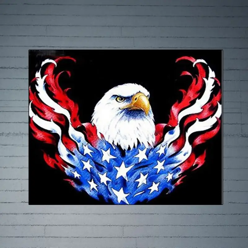 

Eagle Star Frameless DIY Digital Oil Painting By Numbers Canvas Modern Wall Art