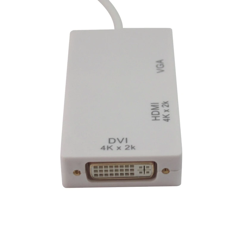 Мини dp к hdmi vga dvi три-в-одном видео линейный конвертер для Lightning в HD 4K разъем