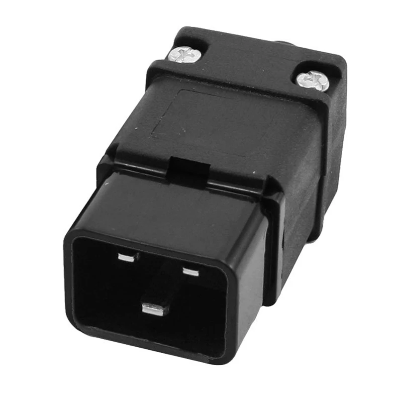 

2 in 1 16A 250VAC IEC320 Series C19 Plug C20 Socket for Power Cord