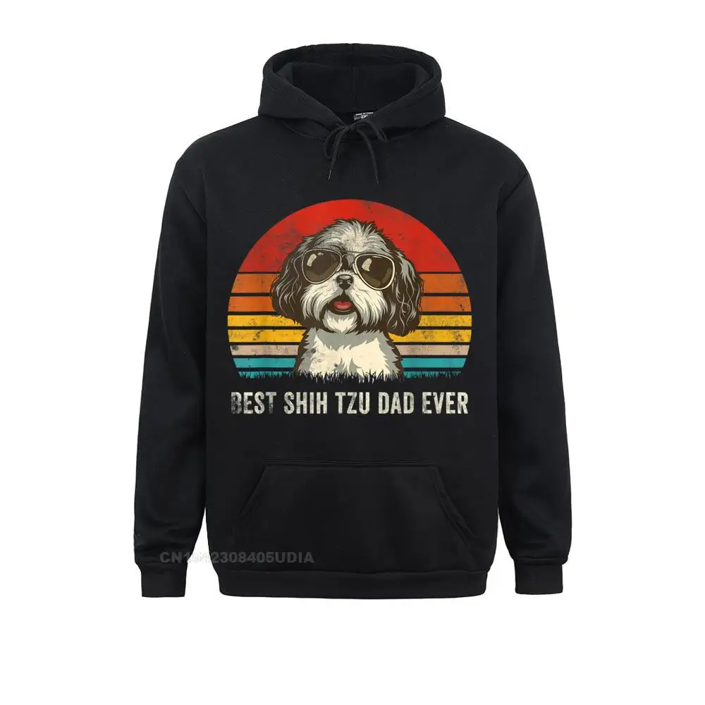 Cheap Men Sweatshirts Long Sleeve Hoodies Hoods Mens Best Shih Tzu Dad Ever Funny Shih Tzu Dad Gift Dog Lover T-Shirt__B13762 Mens Best Shih Tzu Dad Ever Funny Shih Tzu Dad Gift Dog Lover T-Shirt__B13762black