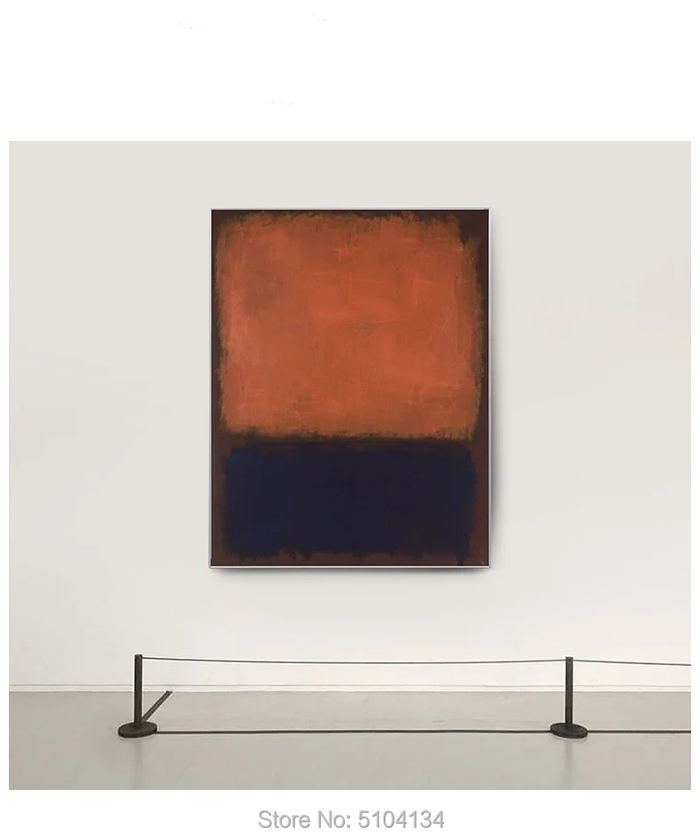 

Famous Oil Painting on Canvas Abstract Mark Rothko Canvas Painting Modern Decor Wall Art Pictures For Living Room Bedroom Aisle