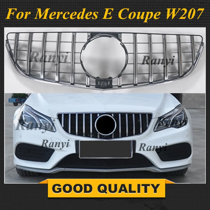 W207 GT решетка Вертикальный стиль решетка для Mercedes Benz E Coupe передний бампер гоночный Спорт- E200 E320 E350 E400